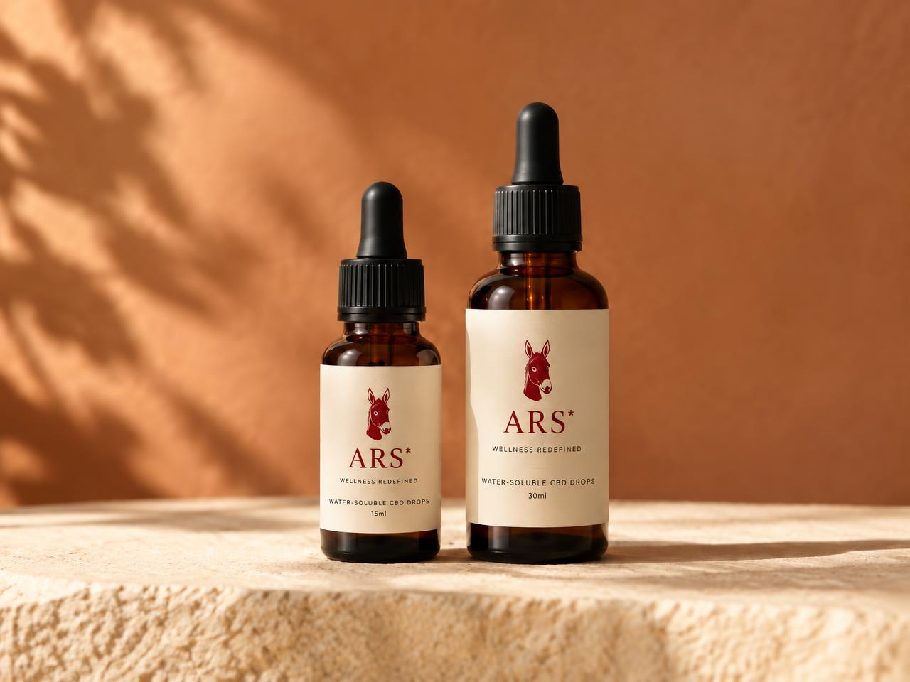ARS* 15mL water-soluble CBD bottle